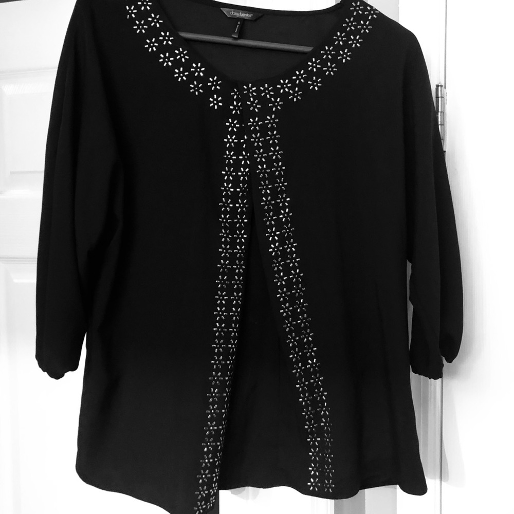 Blacktop with silver studs